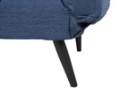 Fabric Sofa Bed Navy Blue BREKKE