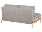 Fabric Sofa Bed Light Grey EDLAND