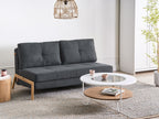 Fabric Sofa Bed Black EDLAND