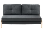 Fabric Sofa Bed Black EDLAND