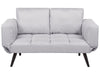 Fabric Sofa Bed Light Grey