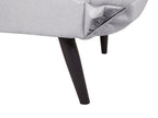 Fabric Sofa Bed Light Grey BREKKE
