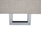 Corner Sofa STOCKHOLM Fabric Beige 6 Seater Left Hand