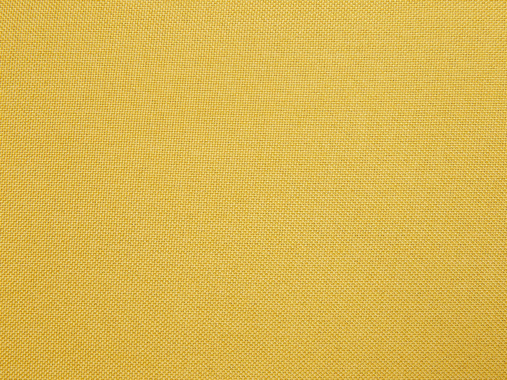 3 Seater Fabric Sofa Yellow NIVALA