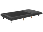 Single Sofa Bed SETTEN Fabric Dark Grey
