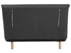 Single Sofa Bed SETTEN Fabric Dark Grey