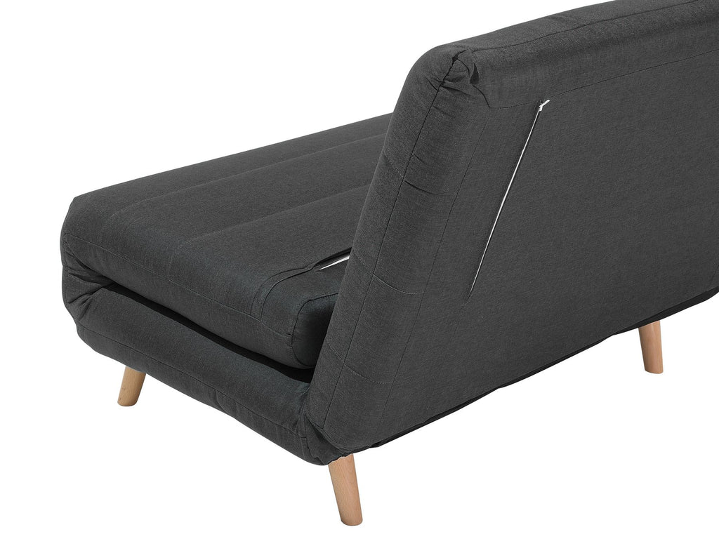 Single Sofa Bed SETTEN Fabric Dark Grey