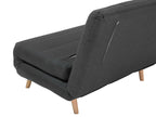Single Sofa Bed SETTEN Fabric Dark Grey