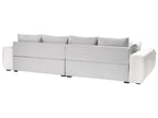 Sofa TORPO Fabric Light Beige 4 Seater