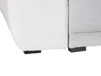 Sofa TORPO Fabric Light Beige 4 Seater