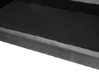 2 Seater Velvet Sofa Grey EIKE