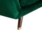 2 Seater Velvet Sofa Emerald Green BODO