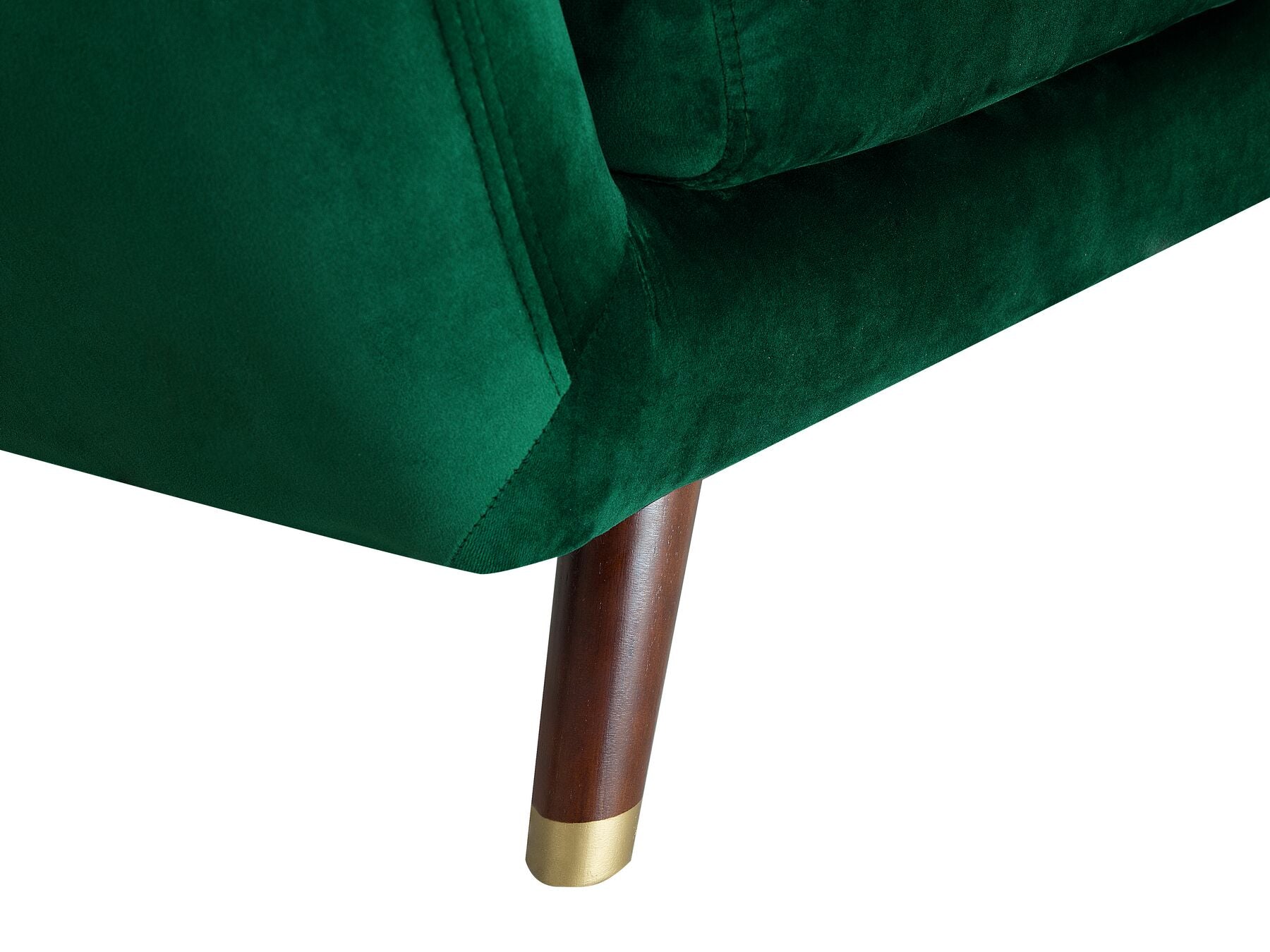 2 Seater Velvet Sofa Emerald Green BODO
