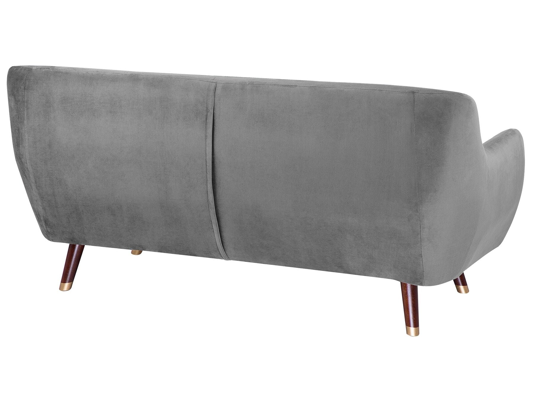 3 Seater Velvet Sofa Grey BODO