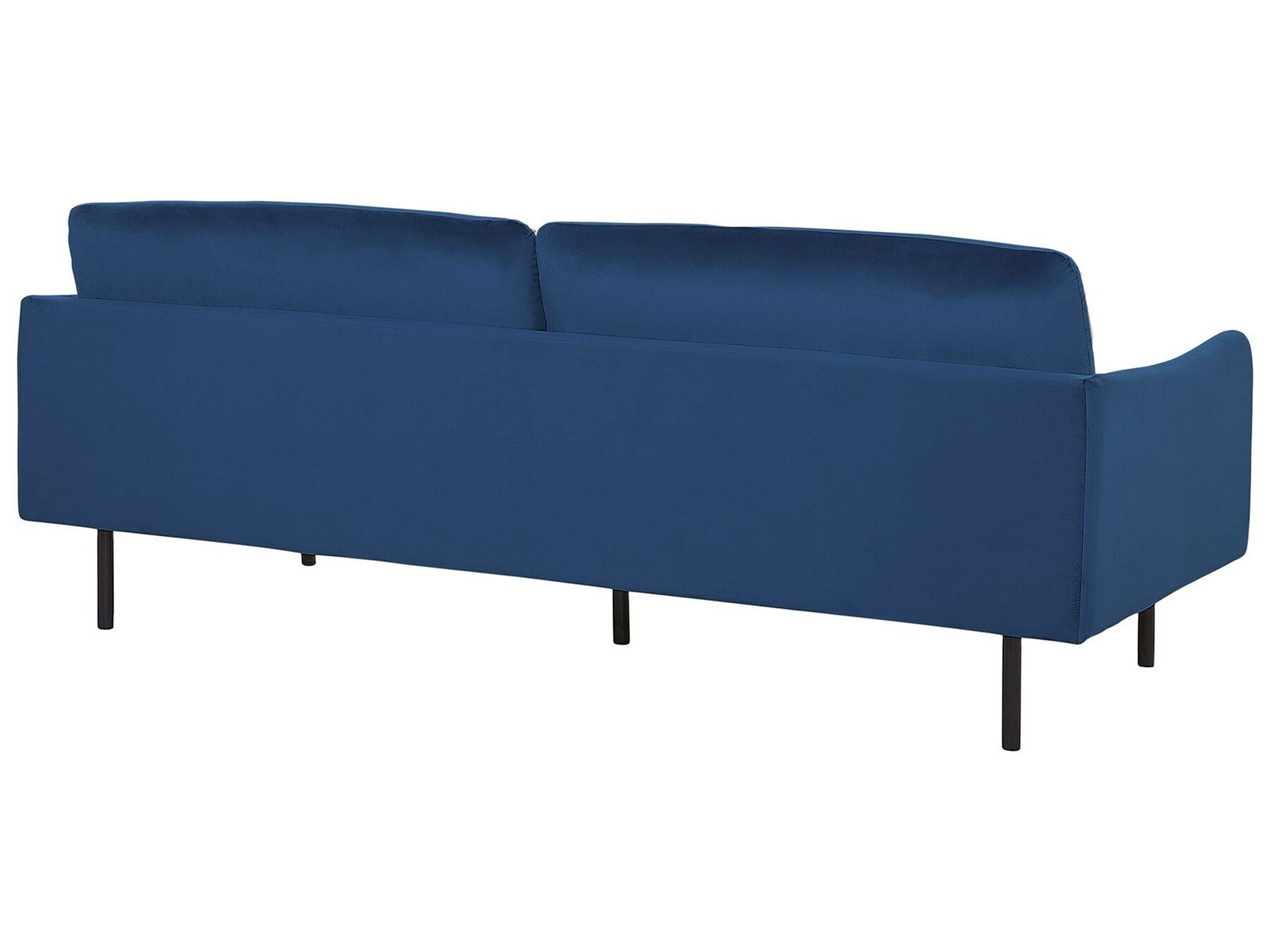 3 Seater Velvet Sofa Navy Blue VINTERBRO