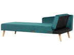 Corner Sofa Bed VADSO Velvet Emerald Green 4 Seater Right Hand