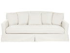 3 Seater Fabric Sofa Light Grey GILJA