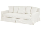3 Seater Fabric Sofa Light Grey GILJA