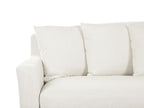 3 Seater Fabric Sofa Light Grey GILJA