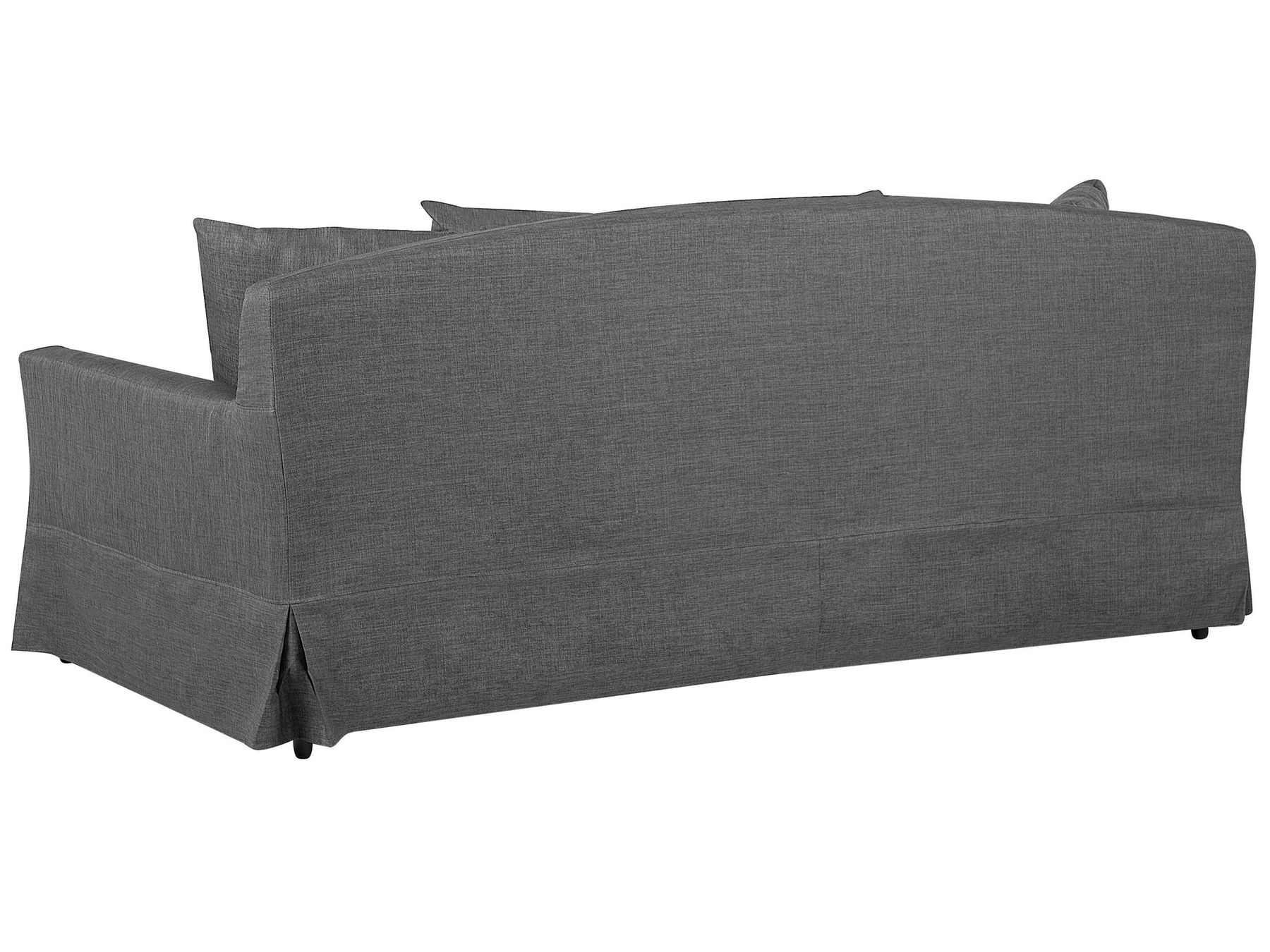 3 Seater Fabric Sofa Dark Grey GILJA
