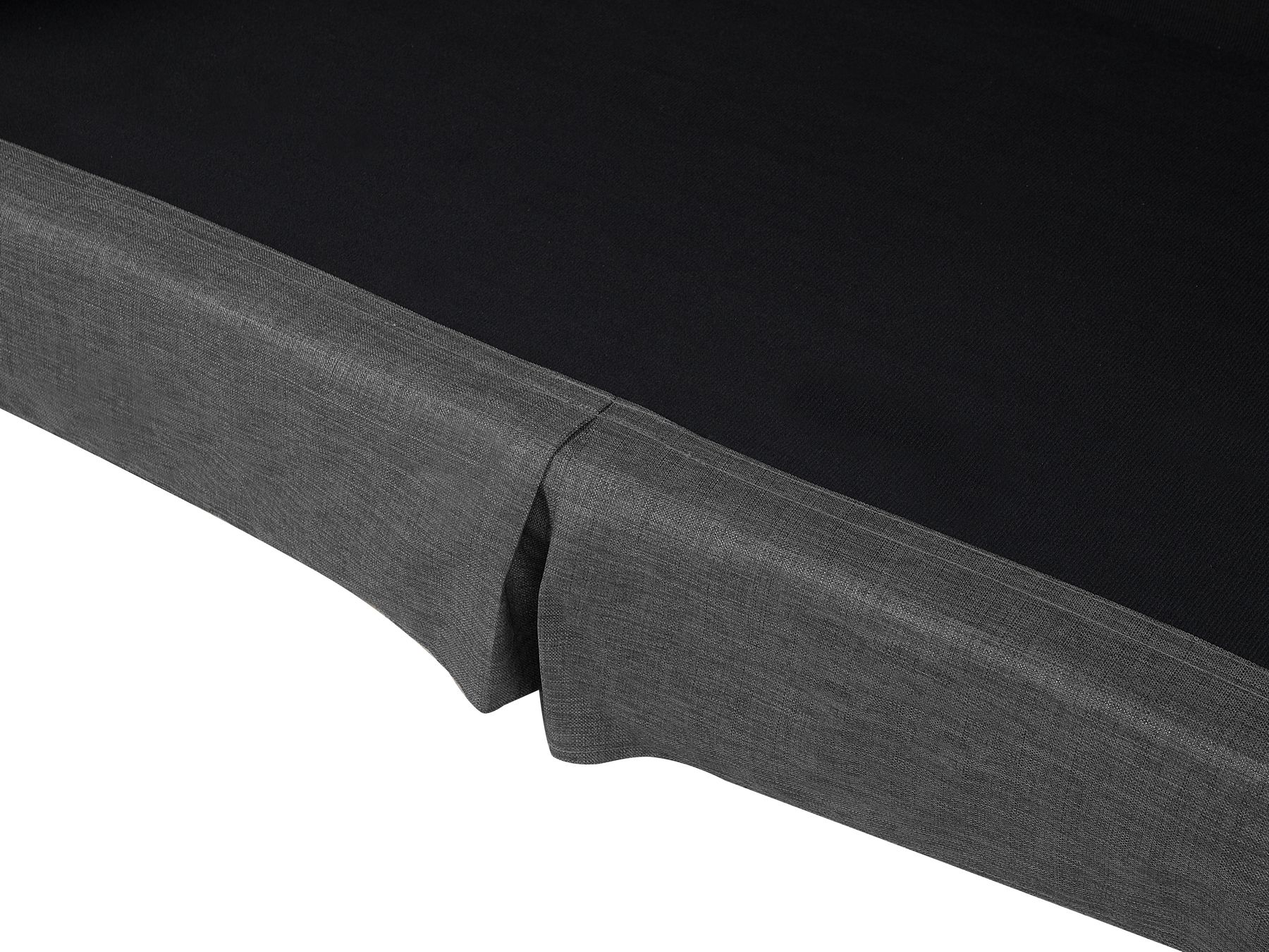 3 Seater Fabric Sofa Dark Grey GILJA