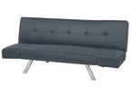 Sofa Bed BRISTOL Fabric Dark Blue 3 Seater