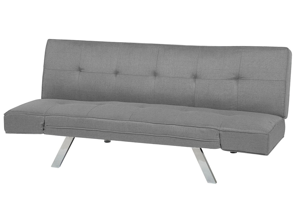 Sofa Bed BRISTOL Fabric Light Grey 3 Seater