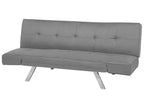 Sofa Bed BRISTOL Fabric Light Grey 3 Seater