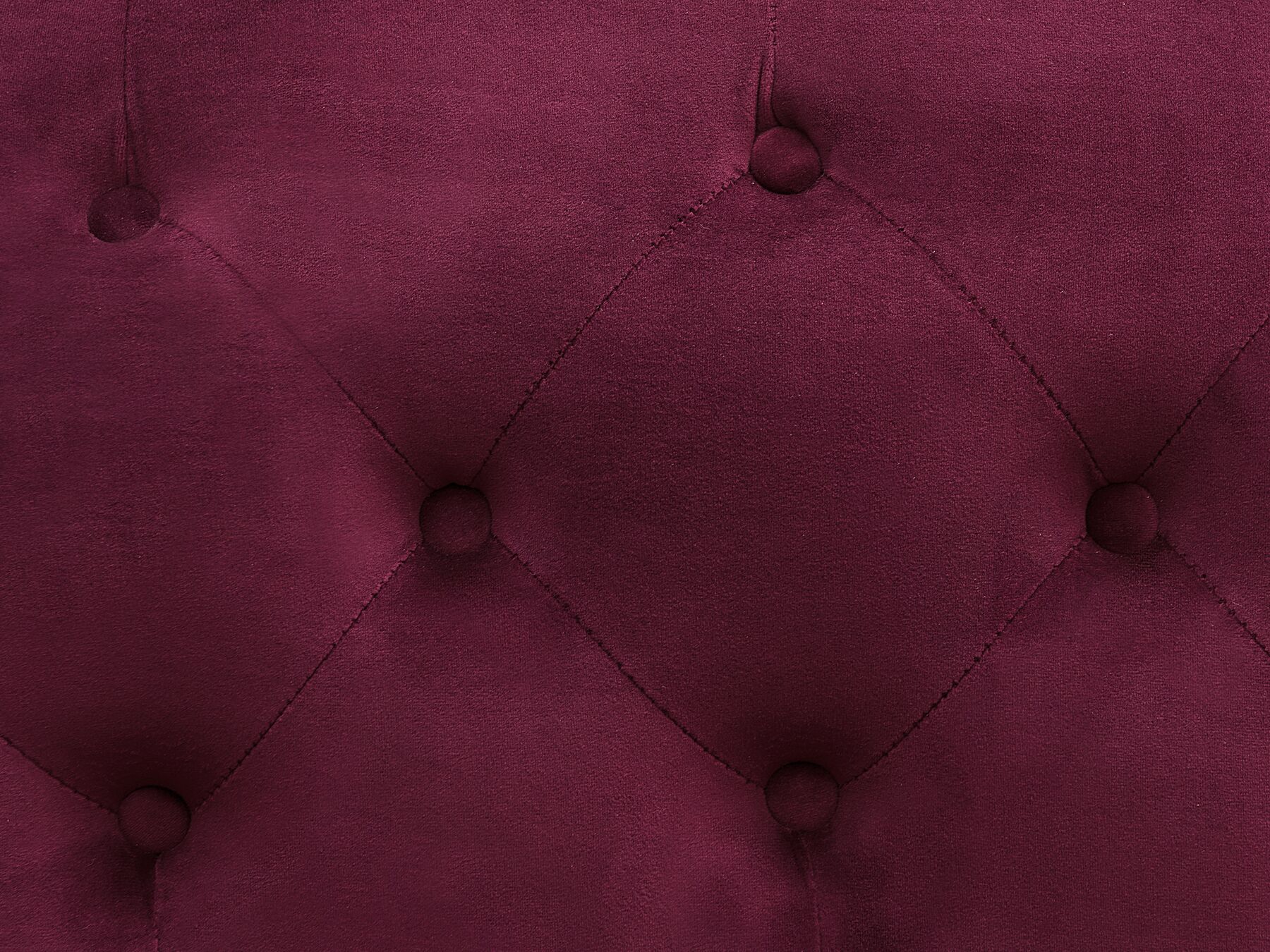 2 Seater Velvet Sofa Burgundy SKIEN