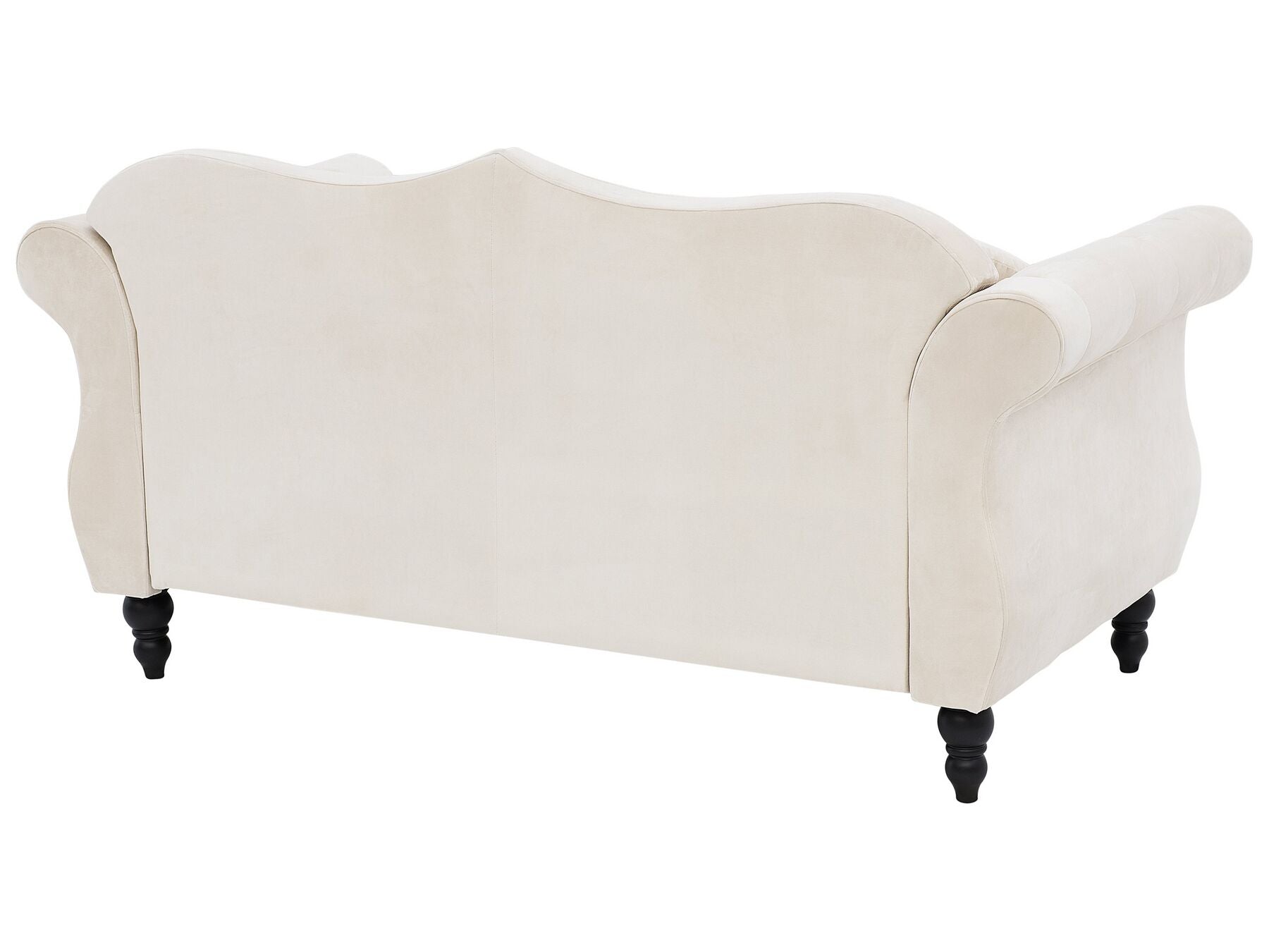 2 Seater Velvet Sofa Beige SKIEN