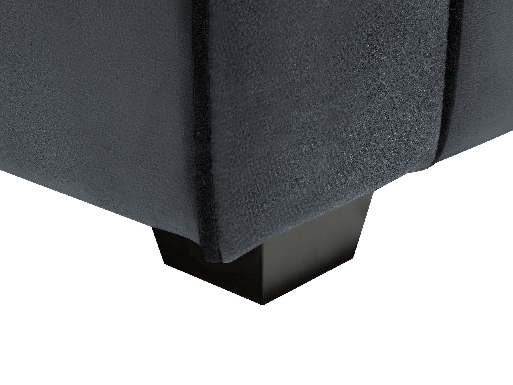 3 Seater Velvet Sofa Grey FALUN