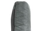 corner sofa bed flakk fabric dark grey with storage 4 seater right hand