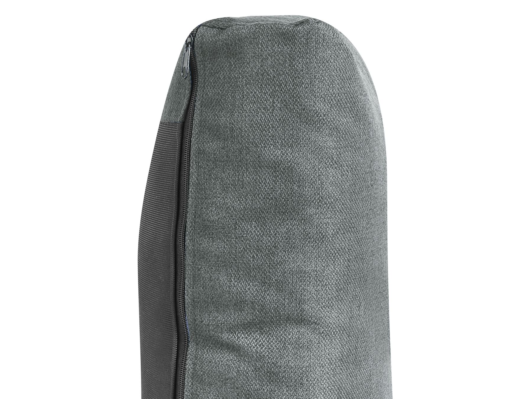 Corner Sofa Bed FLAKK Fabric Dark Grey with Storage 4 Seater Left Hand