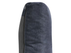 Corner Sofa Bed FLAKK Fabric Navy Blue with Storage 4 Seater Left Hand