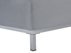 Corner Sofa OSLO Velvet Grey 4 Seater Left Hand