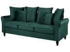 3 Seater Velvet Sofa Emerald Green BORNHOLM