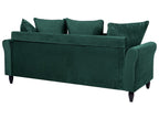 3 Seater Velvet Sofa Emerald Green BORNHOLM