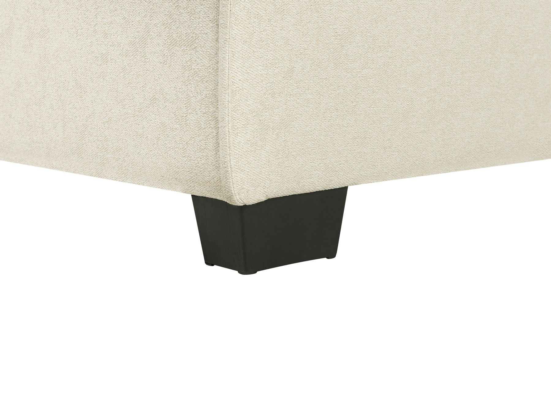 Corner Sofa Bed ROMEDAL Fabric Beige 3 Seater Right Hand