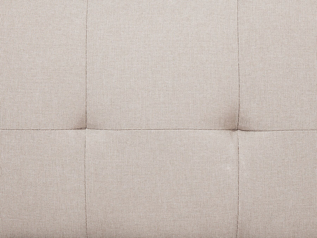Sofa Bed FALSTER Fabric Beige with Storage 3 Seater