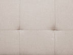 Sofa Bed FALSTER Fabric Beige with Storage 3 Seater
