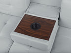 Sofa Bed FALSTER Fabric Light Grey with Storage 3 Seater