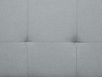 Sofa Bed FALSTER Fabric Light Grey with Storage 3 Seater