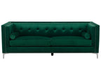 3 Seater Velvet Sofa Emerald Green AVALDSENES