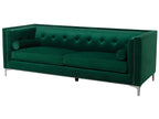 3 Seater Velvet Sofa Emerald Green AVALDSENES