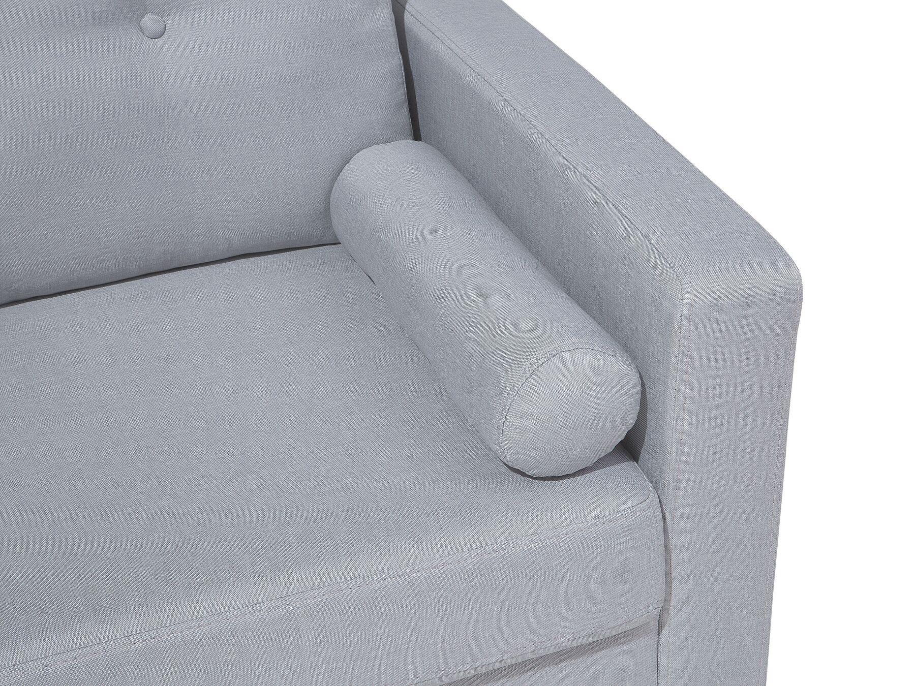 2 Seater Fabric Sofa Grey KALMAR