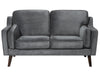 2 Seater Velvet Sofa Grey