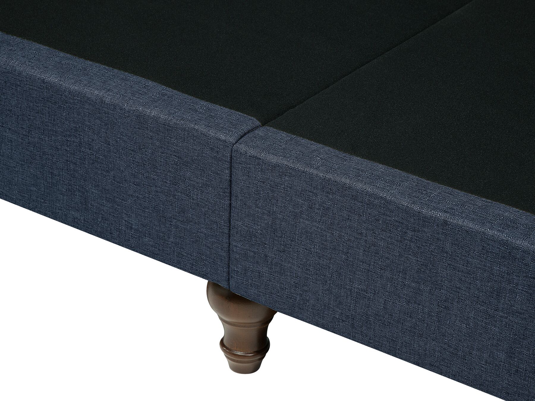 3 Seater Fabric Sofa Dark Grey OTRA II