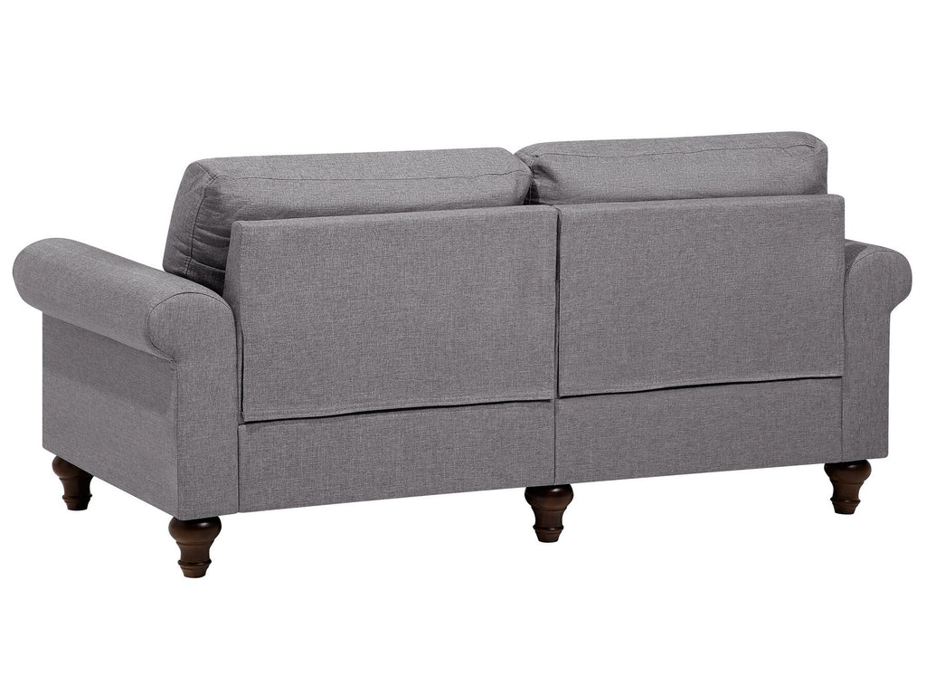 3 Seater Fabric Sofa Grey OTRA II