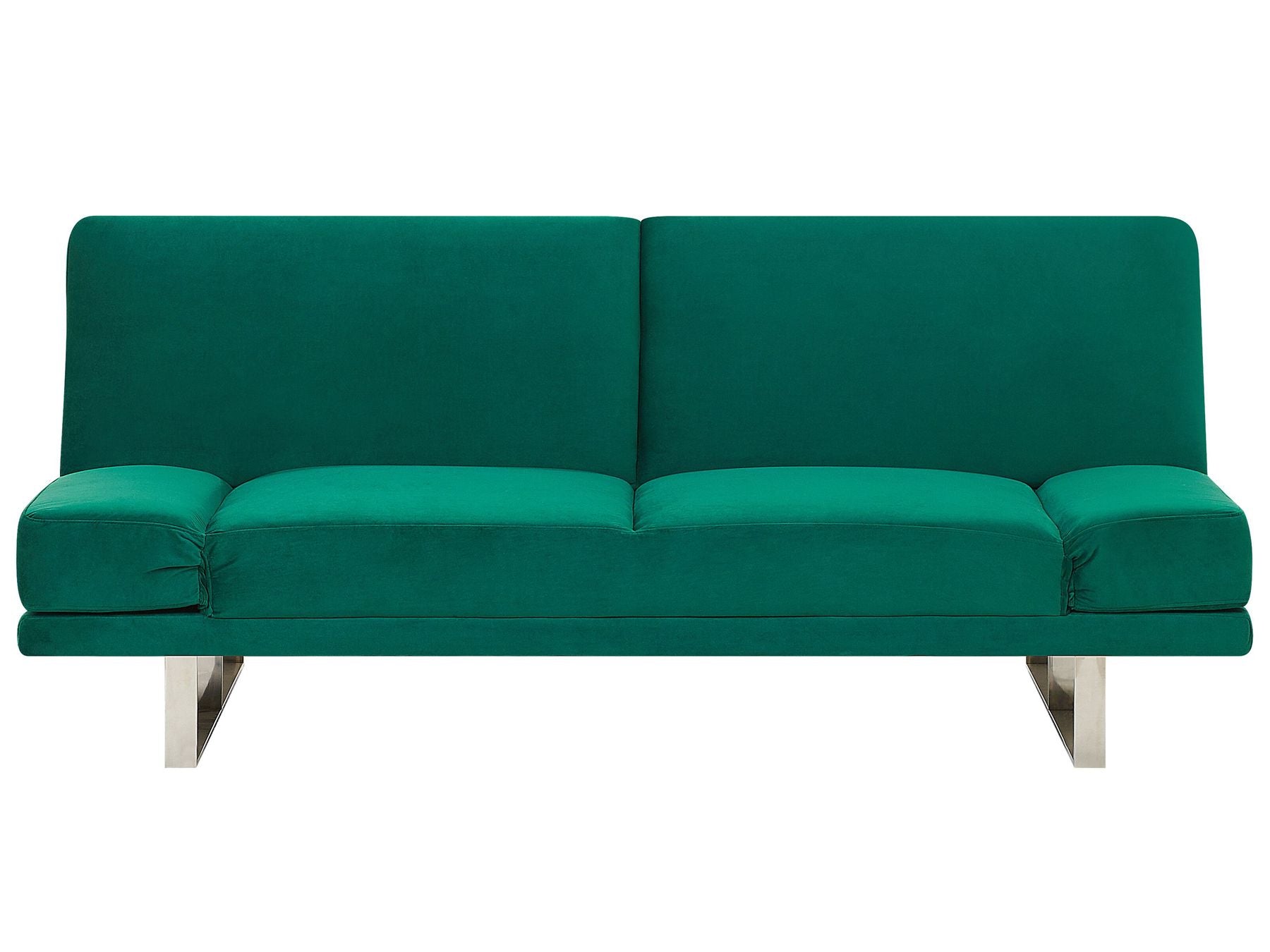 Velvet Sofa Bed Green YORK