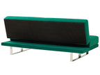 Velvet Sofa Bed Green YORK